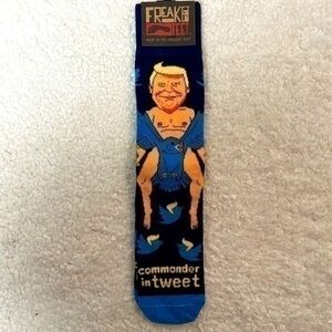 Freaker USA "Commander in Tweet Donald Trump" Crew Socks